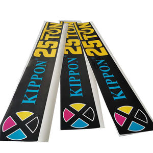Custom Durable Outdoor Use <strong>Sticker</strong> Weatherproof UV Resistant <strong>Lettering</strong> Large Size Machinery Heavy Duty Equipment Label <strong>Stickers</strong> - Product Image 1