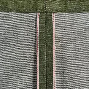 Jeans en denim selvedge japonais épais pour fabricants de vêtements, avec logo personnalisé, en denim brut, coupe large et baggy pour hommes - Product Image 5