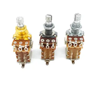 Wholesale nice quality A500K Electric Guitar Potentiometer bass guitar push pull switch