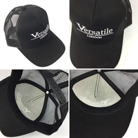 Casquette de camionneur 5 panneaux en maille avec broderie personnalisée, casquette de baseball respirante, vente en gros