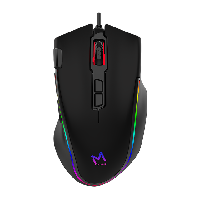 GX72 RGB Mouse Gaming 8 Marco Keys Portable Plug and Play USB Port with High-Performance Switches