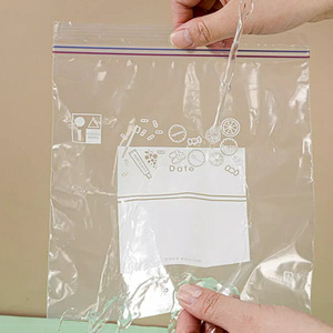 Food Storage Bags <b>Plastic</b> Resealable Self Sealing For Refrigerator Freezer Use - Product Image 2