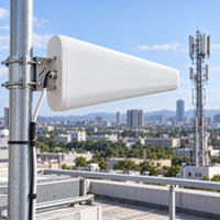 Antenne Yagi CenRF WiFi 2.4/5GHz 5/8dBi IP67 Extérieure en Aluminium à Polarisation Verticale Mâle OY-0740-V11-N1i avec Support 30/60CM