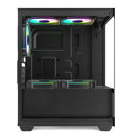 Boîtier de PC Gamer Micro ATX avec panneau latéral en verre trempé, table de bureau RGB, tour d'ordinateur pour jeux