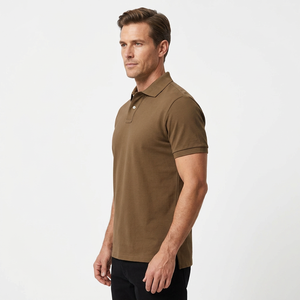 Camisa Casual de Negocios de Manga Corta para Hombre, Tejida, Transpirable, de Nailon y Spandex, Teñida en Color Liso, 200g, Directo de Fábrica, OEM - Product Image 3