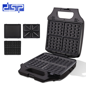 Máquina para desayunos 3 en 1 DSP, eléctrica, multifunción, para hacer gofres, sándwiches y tostadas, electrodoméstico de cocina antiadherente para el hogar. - Product Image 1