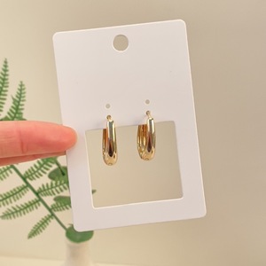 Factory Custom Printed Logo Jewelry Display Cards Necklace Earring Card <strong>Art</strong> <strong>Paper</strong> Die Cut Cardboard for Jewelry - Product Image 2