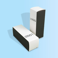 Boîte d'emballage en papier de carte blanche cadeau avec logo personnalisé pliante pour les cosmétiques de soin de la peau bougie parfum bijoux gobelet en chocolat