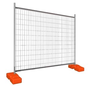Clôture temporaire à maillons avec cadre en fer et acier au carbone, galvanisée à chaud, facile à assembler, clôture extérieure <span class=keywords><strong>de</strong></span> l'usine d'Anping - Product Image 1