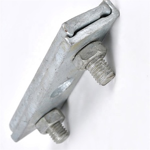 Collier de <span class=keywords><strong>suspension</strong></span> de câble galvanisé avec 3 boulons Accessoires de puissance pour <span class=keywords><strong>suspension</strong></span> de câble de haubanage à rainure parallèle - Product Image 6