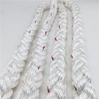 Vente en gros 48mm blanc 200m 8 brins PP polypropylène Danline corde flottante pour le remorquage de navires fournitures marines