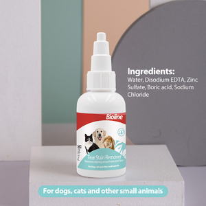 Produto de limpeza suave, elimina o resíduo de lágrima dos olhos removedor de manchas - Product Image 3