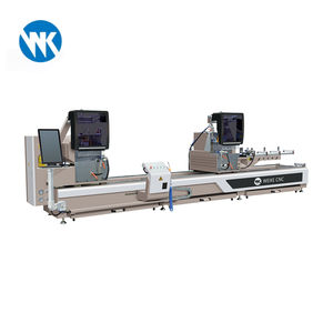 เครื่องตัดอลูมิเนียม WEIKE สำหรับประตูและหน้าต่าง แบบ CNC พร้อมใบเลื่อยตัดมุมสองด้าน และหน้าจอขนาดใหญ่ - Product Image 1