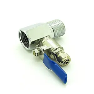 RO Feed Water Adapter 1/2" to 1/4" Mini Three Way Ball Valve