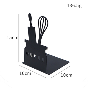 Personalità supporto libro di cucina personalizzato a forma di L Stand regalo promozionale idee in metallo fermalibri per scaffali - Product Image 6