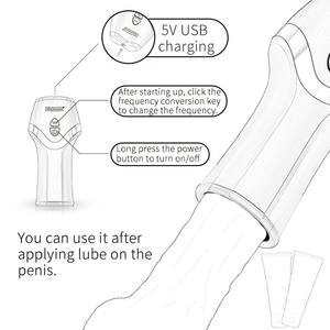 Pompes pennis étanches pompe automatique d'agrandisseur de bite de succion retardateur vibrateur masturbateurs masculins tasse jouets sexuels pour adultes - Product Image 6