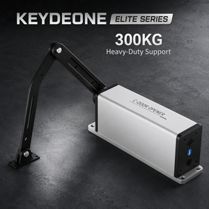 KEYDEONE Ouvre-<span class=keywords><strong>portail</strong></span> <span class=keywords><strong>battant</strong></span> à <span class=keywords><strong>bras</strong></span> <span class=keywords><strong>articulé</strong></span> robuste 300 kg, moteur CC sans balais, télécommande 433 MHz, carte-clé pour commande rapide manuelle/automatique - Product Image 1