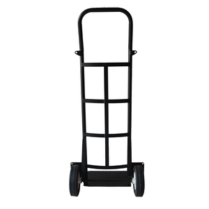 Premium Quality Orange Steel Sack Truck With Pneumatic Tires For Warehouse Moving Impact Resistant Multi-purpose Moving Dolly - Product Image 6