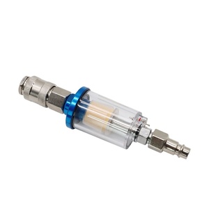 OMCH Spray Gun air Flow Regulator <b>Gauge</b> In-line Oil Water Trap Filter Separator JP/EU/US Adapter Pneumatic Tools for Airbrush - Product Image 4