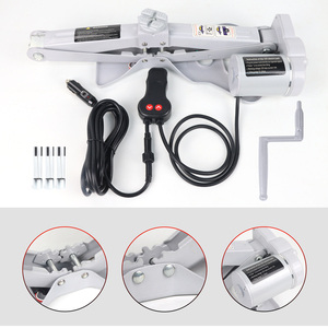 High <strong>Lift</strong> 12V 5 Tons Heavy Load Steel <strong>Electric</strong> Scissor <strong>Car</strong> <strong>Jack</strong> 150W With Warning Sign Case For Vehicle - Product Image 5