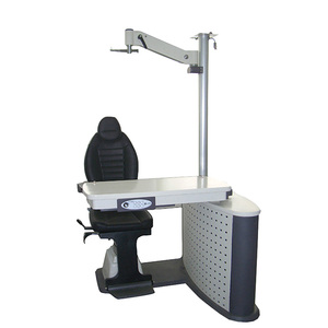 Unité combinée table-chaise d'optométrie ophtalmique électrique IN-360 ICEN avec réfracteur automatique en métal, garantie 1 an - Product Image 2