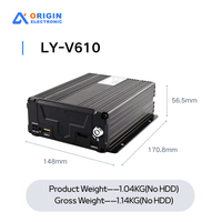 Système de caméra de surveillance de flotte GPS 1080P multi-canaux pour véhicules