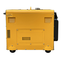 Générateur diesel portable super silencieux 12KW 15KW 15kva 20kva refroidi par air insonorisé pour la maison AC 3 phases de bonne qualité
