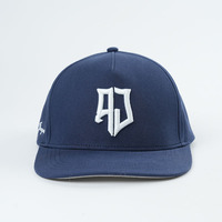 Casquette de baseball de sport féminine à 5 panneaux brodée sur mesure motif à pois en coton sergé respirant tissu Oxford Style Dobby utilisation en extérieur