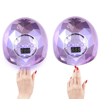 Lampe UV F6 86W pour vernis à ongles, machine de séchage rapide pour gel, appareil de photothérapie à induction intelligente, lampe de cuisson UV