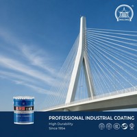 Revêtement liquide bicomposant Wolong, apprêt époxy riche en zinc à 80 %, force de coulage galvanique maximale au zinc pour ponts et éoliennes