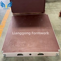 Plateforme en aluminium Lianggong avec pare-pluie pour la construction de dalles, panneau de coffrage moderne en contreplaqué