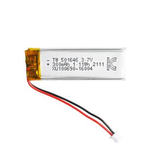 充電式小型3.7V300mAhバッテリー5016463.7ボルト350mAhリチウムイオンポリマー<span class=keywords><strong>Lipo</strong></span>バッテリー電気機器バッテリー - Product Image 3