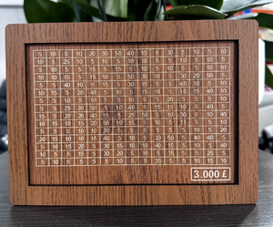 Boîte à monnaie <span class=keywords><strong>en</strong></span> bois personnalisée - Boîte d'épargne pour dollars, <span class=keywords><strong>euros</strong></span>, livres et <span class=keywords><strong>francs</strong></span> avec design numérique - Product Image 5