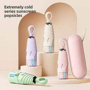 Женский мини-зонт в классическом стиле с защитой от УФ-излучения - Product Image 1