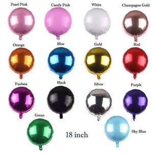 Ballons en aluminium de 18 pouces, forme ronde, pour anniversaire, mariage, Noël, Saint-Valentin, décoration de fête - Product Image 5
