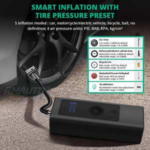 Démarreur de Voiture 4-en-1 avec Compresseur d'Air, Dispositif de Démarrage 1000A, Batterie Externe et Gonfleur de Pneus Numérique 12V 150 PSI pour Voiture et Ballons - Product Image 3