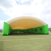 Grande tente de terrain de football en pvc gonflable pour événements en plein air, stade sportif, terrain de football, tente dôme à air, tente tunnel gonflable géante