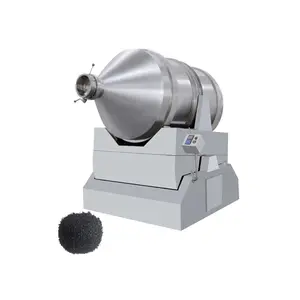 Food Grade Industrial stainless steel 2D rotary drum batch mixer for dry powder granule