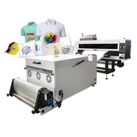 OKAI A1 mesin cetak kaus Dtf 24 inci Printer Dtf 60cm dengan kepala Xp600 ganda