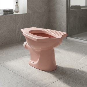 EWC Cuvette de toilettes européenne en céramique marron Vitrosa rustique, avec siphon S/P à double chasse, design, ensemble complet - Product Image 5