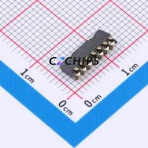 GT-BTP16007-0180B-014A Blade/Spring Contact Battery Connector SMD,P=1.6mm Connector Spring Contact Type 1.6mm 7P Vertical Mount - Product Image 2