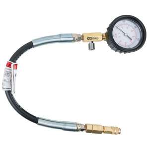 KS TOOLS - 150.3661 Manomètre avec tuyau, 0-1000 psi, ø 70 mm - EAN 4042146627617 ENGINE AND TIMING SET - Product Image 1
