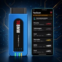 Escáner OBD2 Eucleia TabScan T6BMW sin Controlador J2534, Reemplazo de ICOM A2, WIFI, DOIP, Codificación CAN FD para Herramienta de Diagnóstico BMW MINI