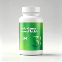 Comprimés multivitaminés et minéraux OEM ODM, formule équilibrée pour compléter les nutriments manquants et maintenir la vitalité quotidienne du corps