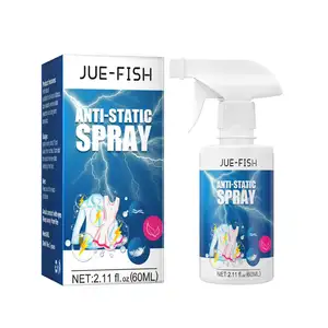Jue-Fish vente en gros OEM spray antistatique vêtements de ménage couettes supprimer l'électricité statique cheveux longue durée spray antistatique