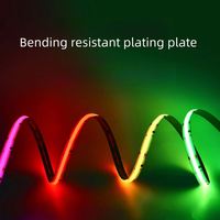 Commercial Dream Full Color Rgbw DC12V 24V Magic Digital Cob Strip Rgbic Led Strip Light Smart Addressable RGB COB LED Strips