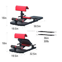 Dinuo Hot Home Fitness Réglable Butt Belly Leg Shape Exercise Squats pour Bonus Resistance Bands