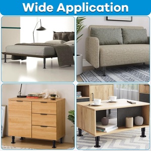 Chân bàn ghế kim loại nâng cấp, có thể điều chỉnh, chịu lực cao, dùng cho tủ, ghế sofa, giường, bàn, ghế, tủ quần áo - Product Image 6