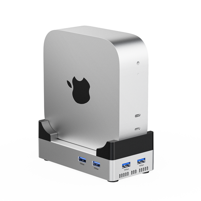 Acasis mac Mini M4 Dock & Stand With 8tb M.2 NVMe SSD Enclosure.