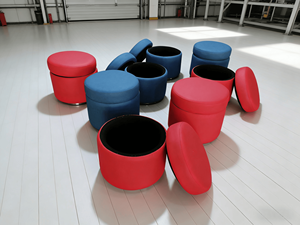 โรงงานนิสโก้ขายส่งโดยตรง เก้าอี้พับเก็บได้หุ้มผ้าอย่างดี ทันสมัย ทนทาน ถอดซักได้ เหมาะสำหรับใช้ในบ้าน ห้องนอน - Product Image 3